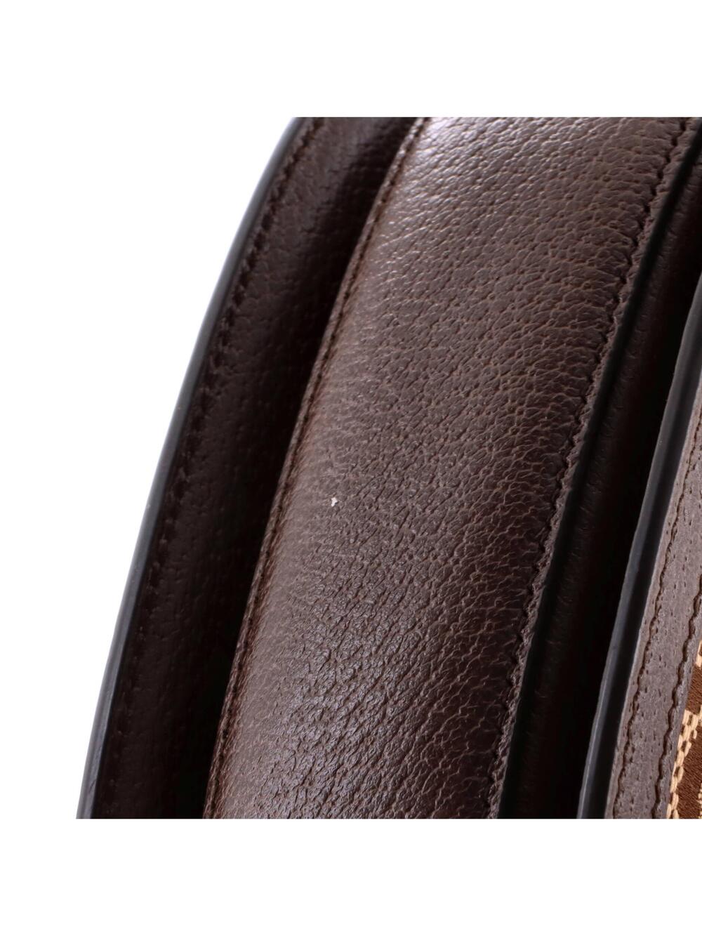 Gucci Bamboo Top Handle Bag Jumbo Gg #301539G24B - Picture 7 of 8